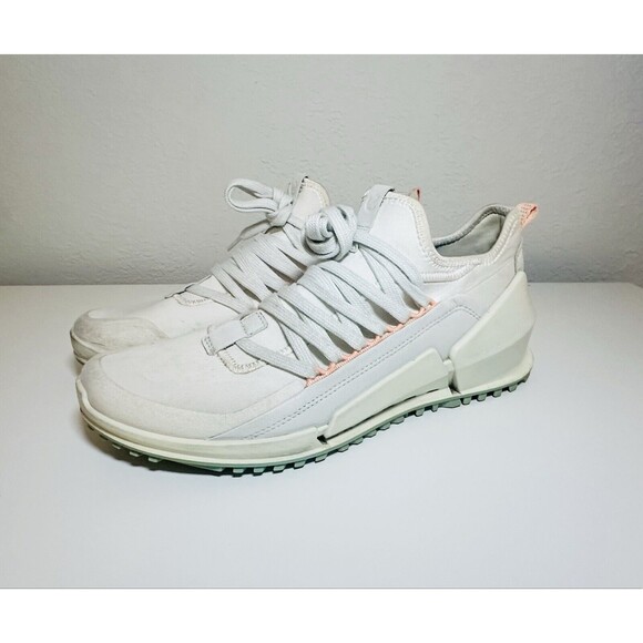 ECCO Biom 2.0 Low Textile Cross Trainer White Sneaker Shoes Women's US 10-10.5‎ - Picture 1 of 16